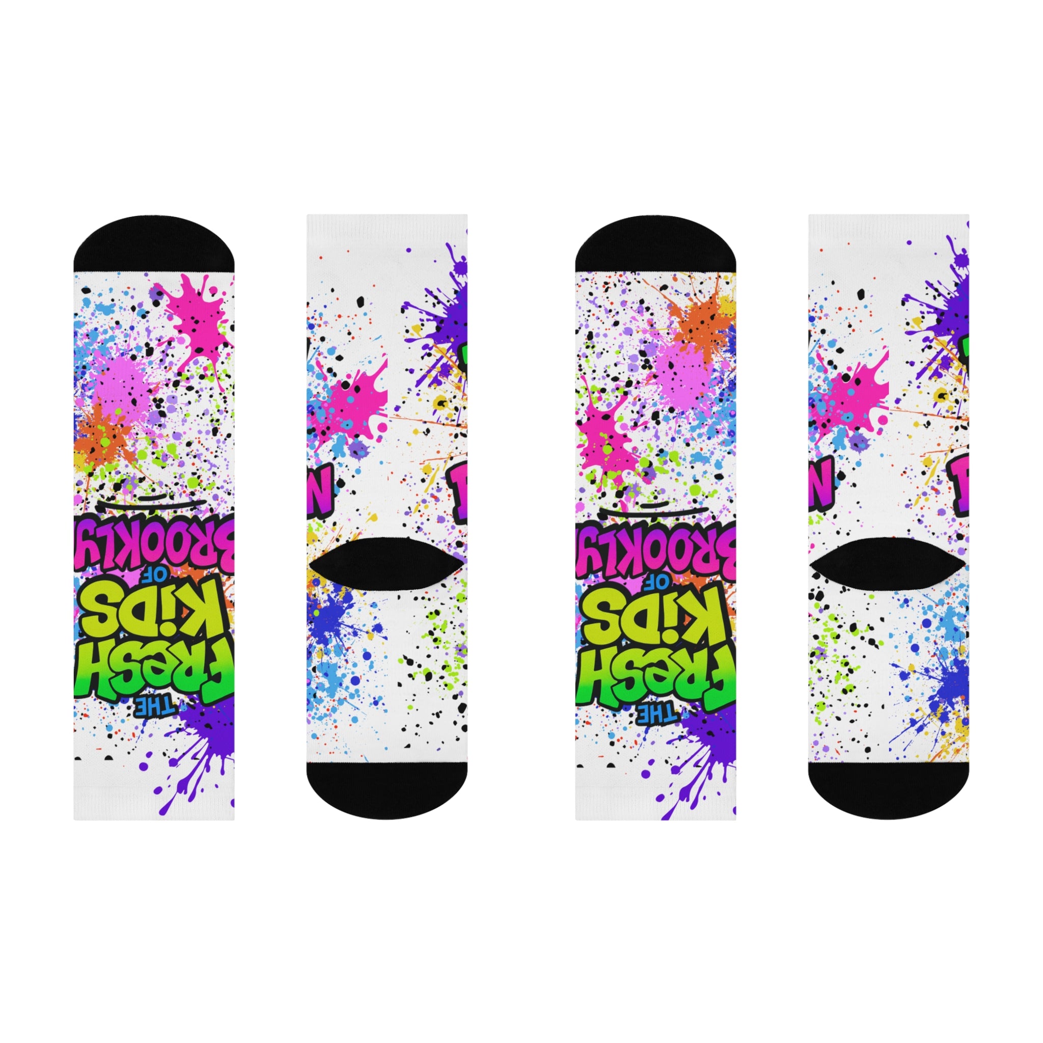 OG Fresh Kids of Brooklyn Cushioned Crew Socks